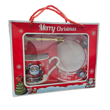 (Net) Christmas Mug Gift Set of 3pcs