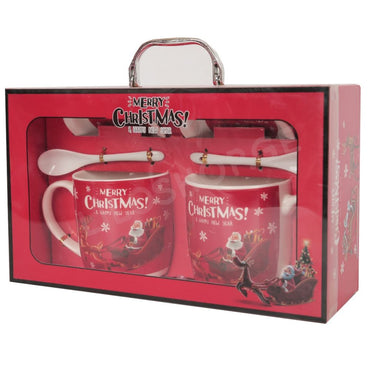 (Net) Christmas Mug Gift Set Of 2 pcs