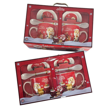 (Net) Christmas Mug Gift Set Of 6 pcs