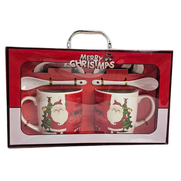 (Net) Christmas Mug Gift Set Of 6 pcs