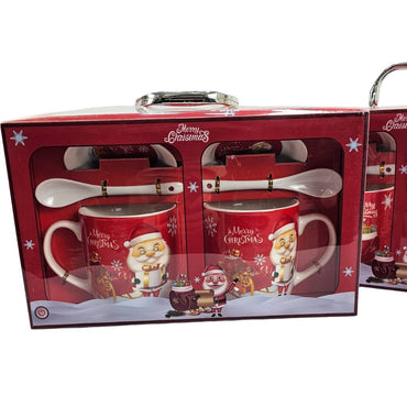 (Net) Christmas Mug Gift Set Of 6 pcs