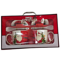 (Net) Christmas Mug Gift Set Of 6 pcs