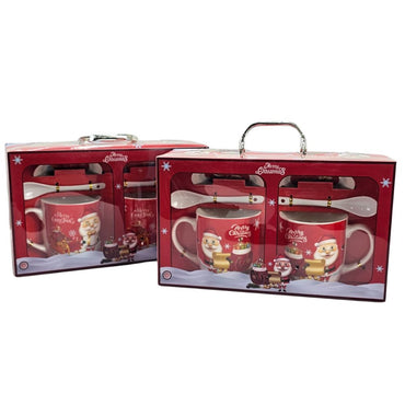 (Net) Christmas Mug Gift Set Of 6 pcs