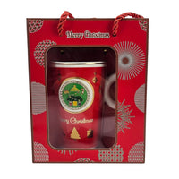(Net) Christmas Mug Gift with Spoon