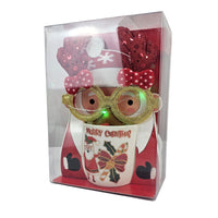 (Net) Christmas Mug Gift with light