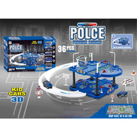 Parking Garage Police Station Set