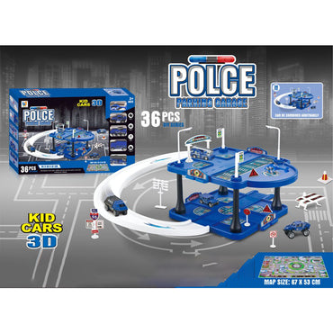 Parking Garage Police Station Set