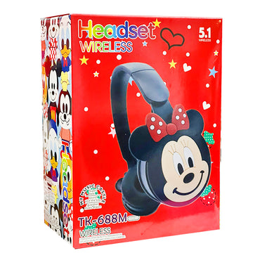 (Net) Wireless Mickey and Minnie Mouse Bluetooth Headphones / TK-688M
