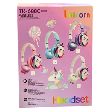 (Net) Wireless Unicorn Bluetooth Headphones / TK-688C