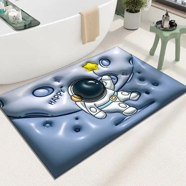 Premium 3D Design Water-Absorbent Mat