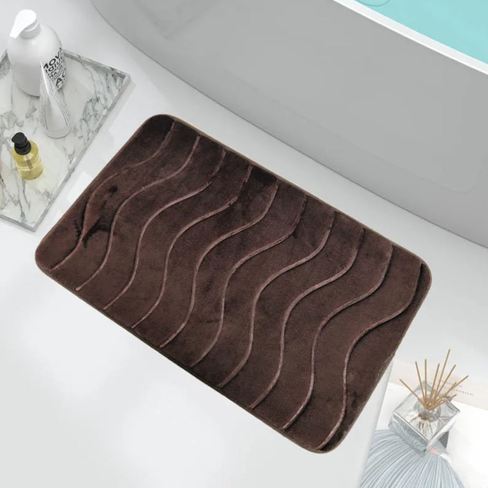 Premium Single Side Velvet Bathroom Mat