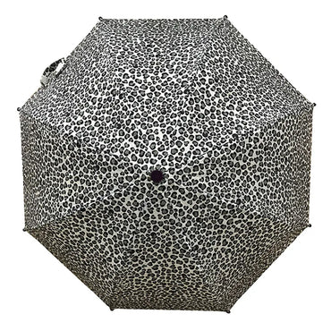 (Net) Foldable Leopard Spots Style Umbrella