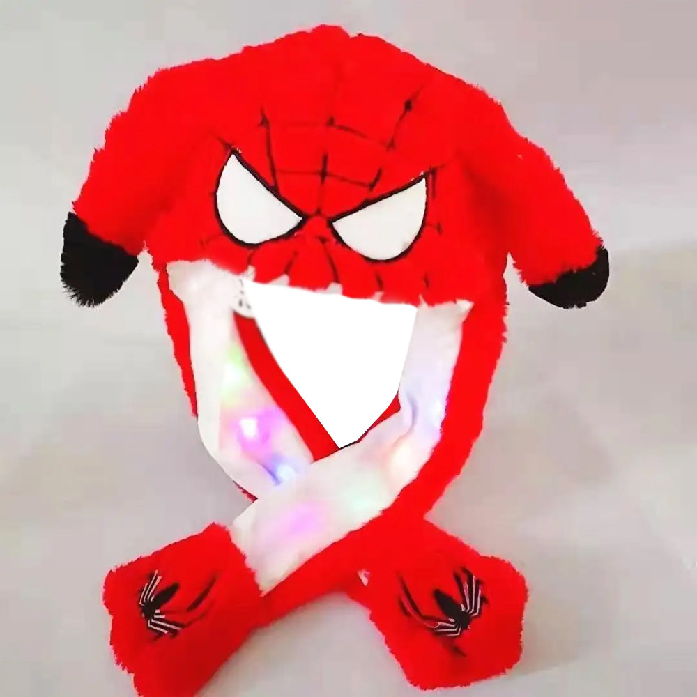 Spiderman Moving Ears Plush Hat - Perfect for Kids