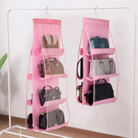 8 Pocket Foldable Multipurpose Hanging Bag Storage Shelf Bag Hanger Closet Hanger / 71986 / 48525
