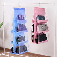 8 Pocket Foldable Multipurpose Hanging Bag Storage Shelf Bag Hanger Closet Hanger / 71986 / 48525