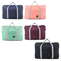 (net) New Nylon Foldable Travel Bag Unisex Large Capacity Luggage Bag