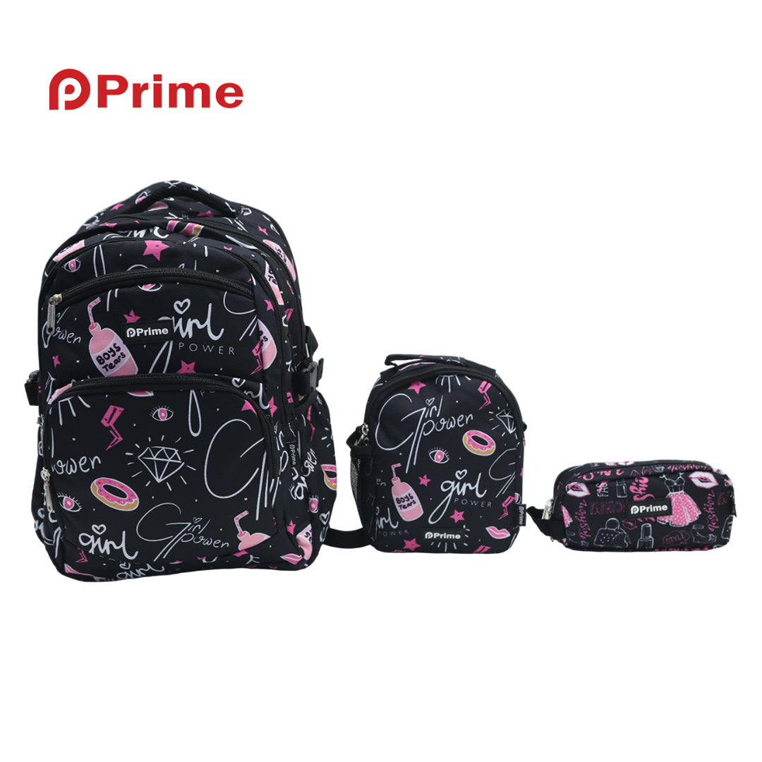 (NET) Prime Backpack Set Of 3 Pcs / PM-040