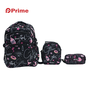 (NET) Prime Backpack Set Of 3 Pcs / PM-040