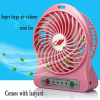 (Net) Rechargeable Mini Portable USB Cooling Fan / KQ320 / 6902