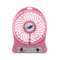 (Net) Rechargeable Mini Portable USB Cooling Fan / KQ320 / 6902