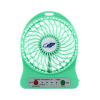(Net) Rechargeable Mini Portable USB Cooling Fan / KQ320 / 6902