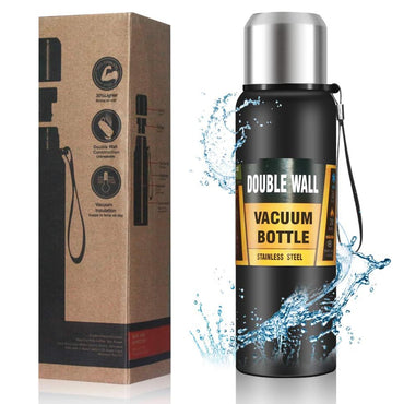 (Net) 1000ML  Stainless Steel Vacuum Bottle - Stay Refreshed Anytime, Anywhere / 561457