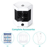 Portable Mini Air Conditioner Cool Cooling Bedroom USB Fan