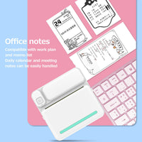 (Net) C19 English Version APP Mini Portable Printer Wireless BT 200dpi Photo Label Memo Wrong Question Printing / 9080