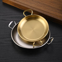 (net) Supplies Korean Style Home Tableware Pan Dishes Snack Tray Dessert Plate 14x14x2cm