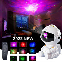 (Net) Astronaut LED Galaxy Starry Sky Projector Night Lamp - Illuminate Your Space Adventure