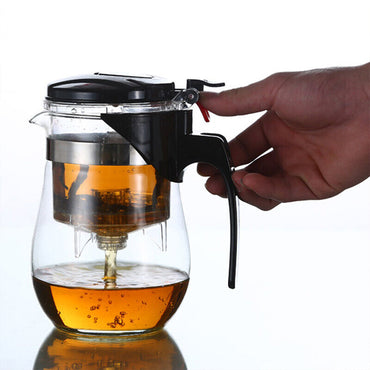 Tea Plastic Maker Built in Infuser Removable Tea Ware Tea Pot - 1800ML