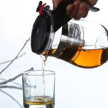 Tea Plastic Maker Built in Infuser Removable Tea Ware Tea Pot - 1800ML