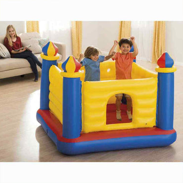 (NET) INTEX Kids Inflatable Bouncer Bouncy Castle Playhouse Jump