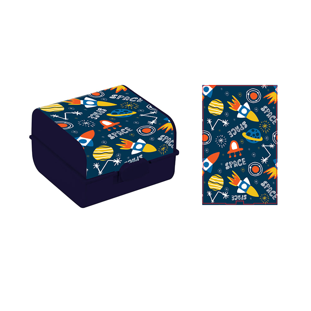 (NET) LUNCH BOX SPACE PATTERN