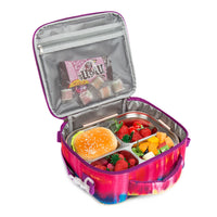 (NET) Butterfly Press Bubbles Design Lunch Bags for Girls Food Bags Lunch Box Bag High Capacity Shoulder Lancheira Escolar Infantil / 10902