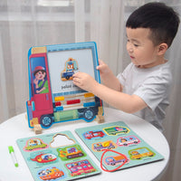 Wooden Fun Multi-Function Sketch Pad: The Ultimate Learning Adventure