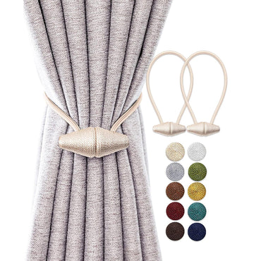 (net) Conical Curtain Magnetic Buckle Strap Non Perforated Curtain Buckle