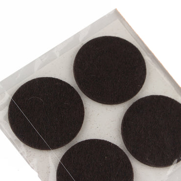 (net) Round Table Foot Pad Black Set Of 8 pcs