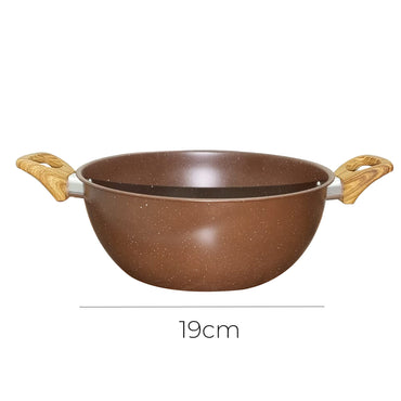 (net) Stewpot Granite Non Stick Stone 19x19x8 cm