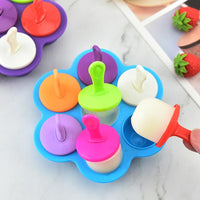 7 Cavity Silicone Mini Ice Popsicle Mold / 22FK069