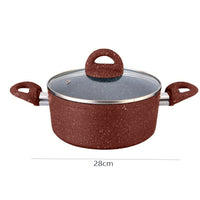 (Net) Stewpot Granite With Lid 28 cm