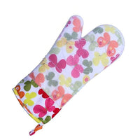 Silicone Bow Pattern Hot Heat Resistance Insulation Oven Glove