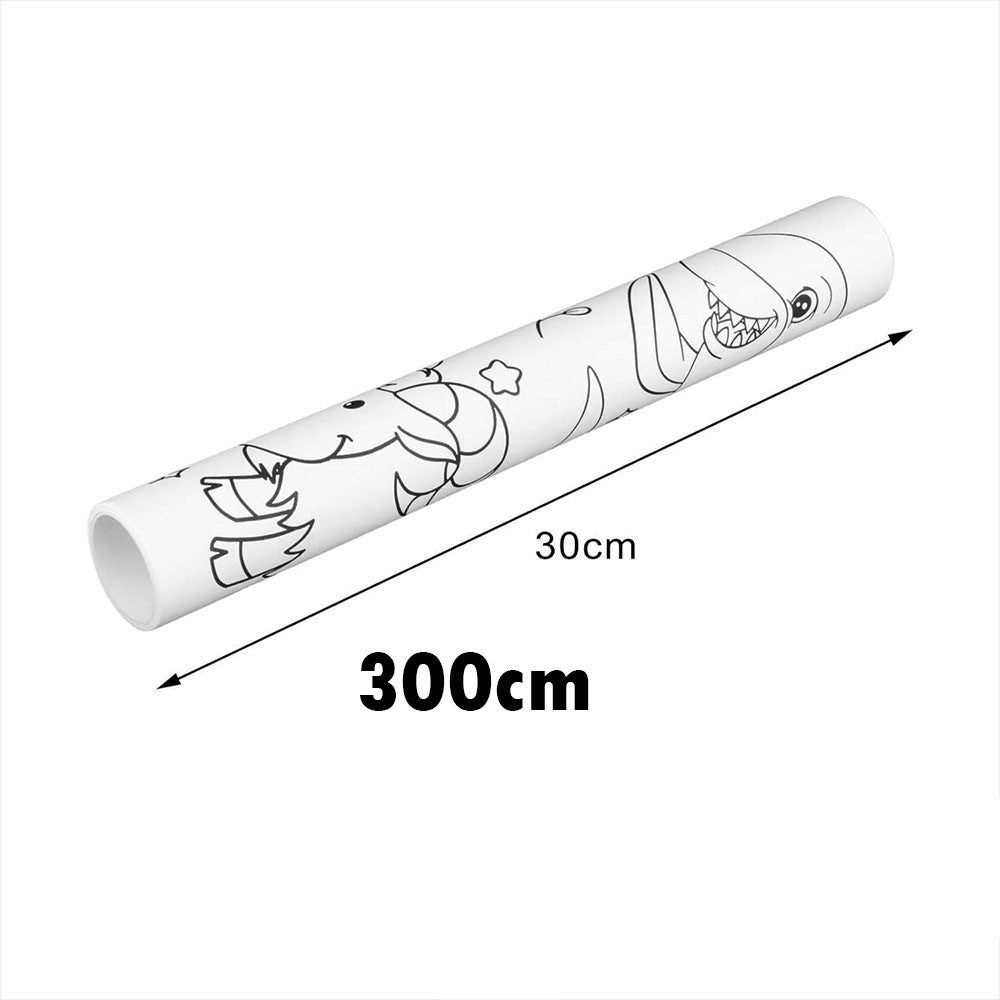 Childrens Drawing Roll Paper for Art Paper Roll for Creativity Animal Themed