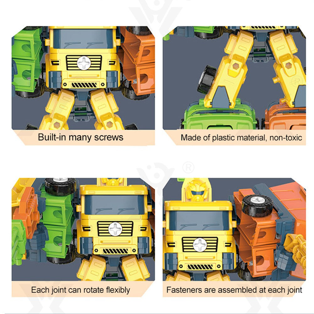 New Cool Plastic Intelligent Transformers 3in1 Robot Car Toys