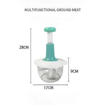 Household Food Multi functional Manual Processor Cutter 2L