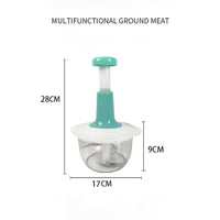 Household Food Multi functional Manual Processor Cutter 2L