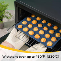 Mini Muffin Tray 24 Cup Muffins Pan 35x27x2cm