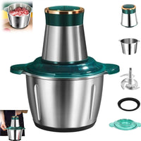 (NET) Stainless Steel Automatic Electric Meat Grinder
