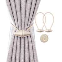 (net) Conical Curtain Magnetic Buckle Strap Non Perforated Curtain Buckle