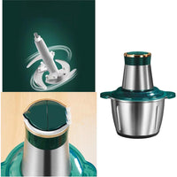 (NET) Stainless Steel Automatic Electric Meat Grinder